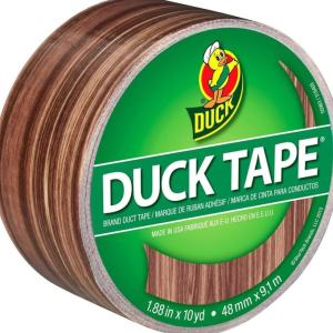 Bigsale Duck Brand 283051C Duck Printed Duct Tape 6Roll Woodgrain