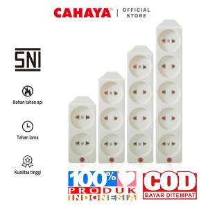 CAHAYA - Stop Kontak Gepeng 2/3/4/5 Lubang SNI / SC-772/3/4/5