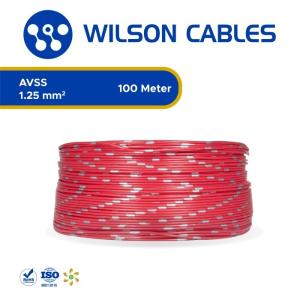 Wilson Cables - Kabel Otomotif / AVSS 1.25 mm2 / 100 meter - Kuning