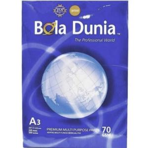 Kertas HVS A3 70 gsm Bola Dunia
