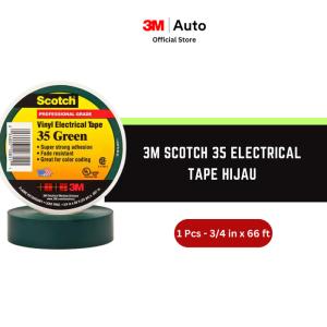 3M Scotch 35 Vinyl Color Coding Electrical Tape 3/4 inch x 66 ft - Hijau