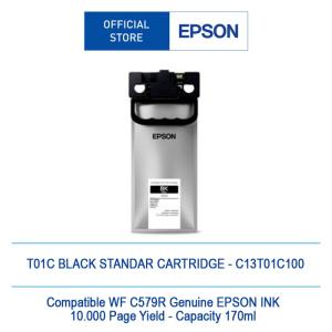 Tinta Cartridge Epson T01C STANDAR for WF-C579R - C13T01C100 - BLACK