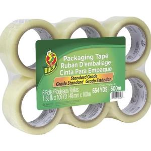 Duck Brand Standard Packaging Tape Refill 6 Rolls 1.88 Inch X 109 Yard