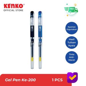KENKO GEL PEN KE-200 (Magic Gel) - Hitam