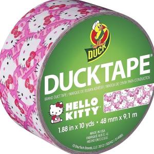 Duck Brand 280831 Kitty Printed Duct Tape 1.88 Inches X 10 Yards Single Roll