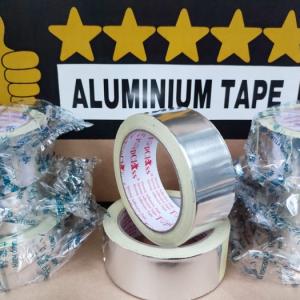 LAKBAN ALUMINIUM FOIL TAPE TAHAN PANAS & AIR ( 40 mm x 19 Mtr)