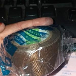ISOLASI NITTO DENKO COKLAT TAHAN PANAS TEFLON TAPE 1/2" INCH IN 13 MM