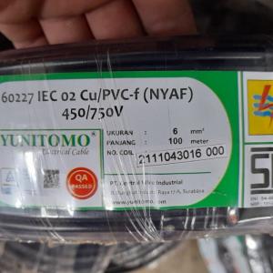 kabel nyaf 6mm yunitomo panjang100m