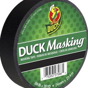 Hotsale Duck Brand Color Masking Tape Black .94 In. X 30 Yd 6 Rolls