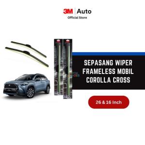 3M Wiper Frameless Mobil Toyota Corolla Cross - 26 dan 16 inch