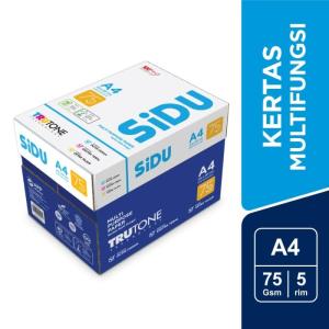 SiDU Kertas Fotocopy 75 GSM A4 - 1 Boks = 5 Rim