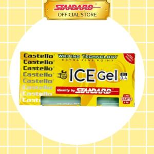 Standard Pen - Castello Ice Gel 0.4 Isi 12 Pcs (Pulpen, Pena,Ballpoin)