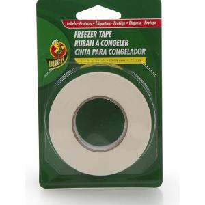 Duck Brand Single Roll WriteOn zer Tape White Pack 3
