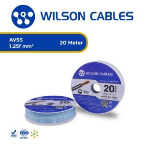 Wilson Cables - Kabel Otomotif / AVSS 1.25f mm2 / 20 Meter - Red-White