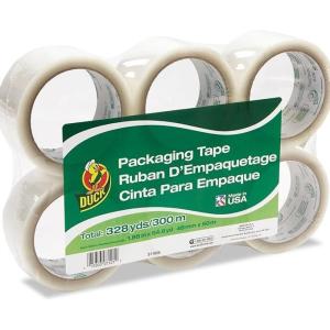 Duck Brand Standard Packaging Tape Refill 6 Rolls 1.88 Inch X 54.6