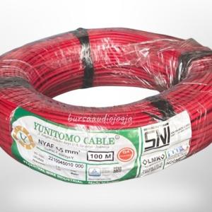 kabel nyaf 1,5mm yunitomo tembaga asli kabel remot engkel 1 meter