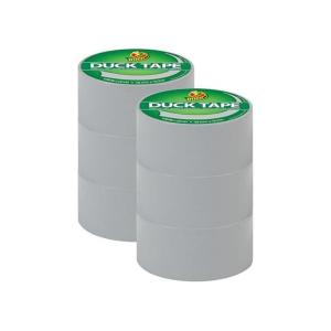 Duck Brand 285226C Duck Color Duct Tape 6Roll Dove Grey