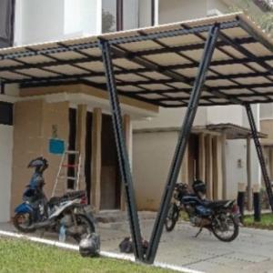 kanopi alderon double layer berikut cat
