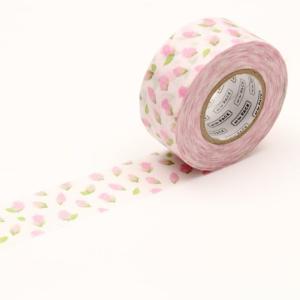 MT for Pack Washi Tape (extra sticky) - Pink Flower Bud, Roll
