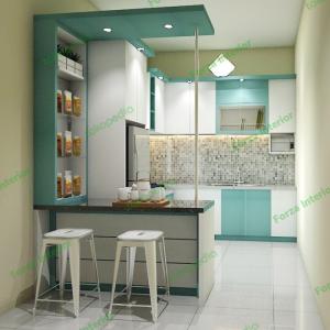 TERBARU Meja Bar Kitchen Mini Bar Kitchen Minimalis Modern Full Set