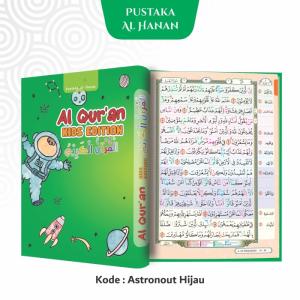 AlQuran Custom Nama Tajwid Warna Murah buat Wakaf - Hijau