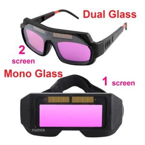 Kacamata Las Otomatis Kacamata Welding Glass Auto Dark Anti silau - Mono Glass