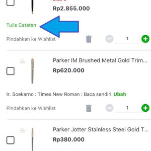 Parker Jotter Stainless Steel Gold Trim Ballpoint - Tambah Grafir
