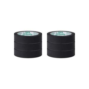 Duck Brand Color Masking Tape Black .94 In. X 30 Yd 6 Rolls