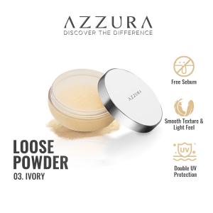 Azzura Loose Powder Bedak Tabur Fresh Look Ivory 03